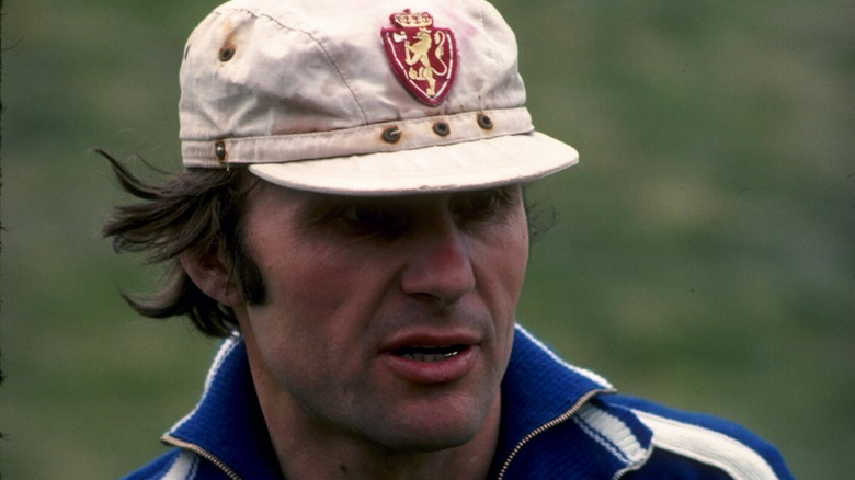 Boris Onishchenko in hat during 1976 Olympics