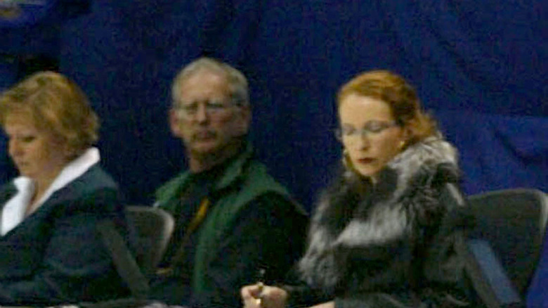 Marie-Reine Le Gougne and other judges at 2002 Winter Olympics