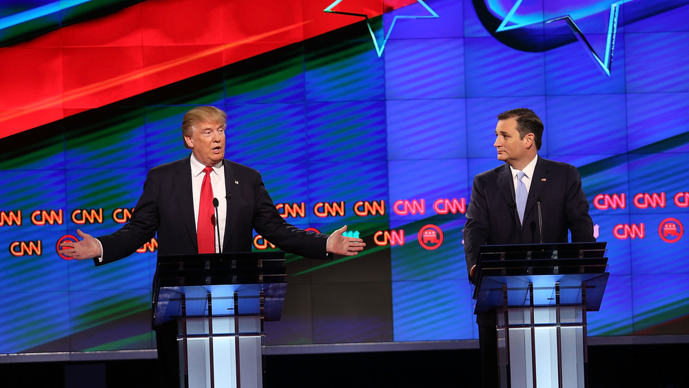 Donald Trump and Ted Cruz