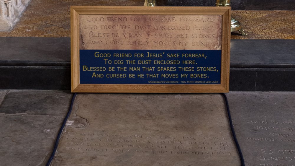 Shakespeare grave