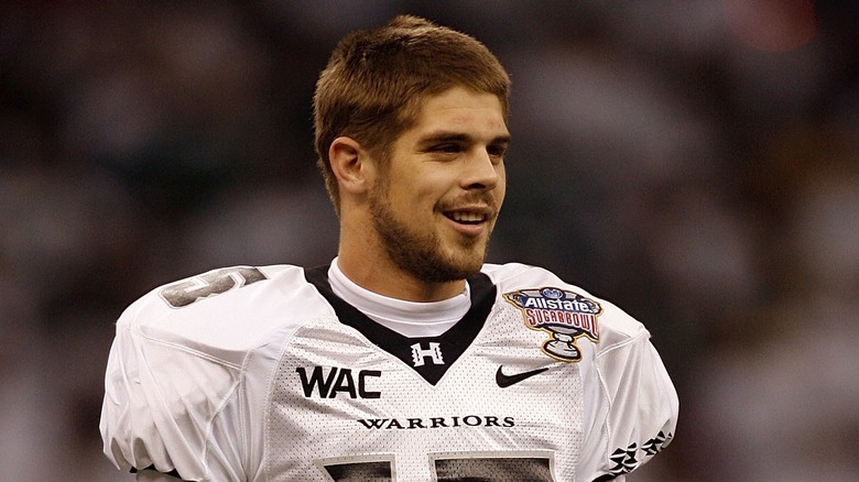 Colt Brennan smiling