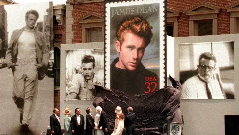 James Dean postage stamp unveiling