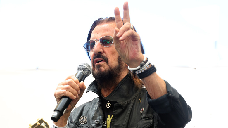 Ringo Starr speaking at his birthday in California, 2026.