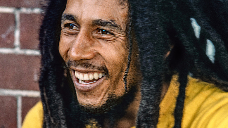 Bob Marley smiling 