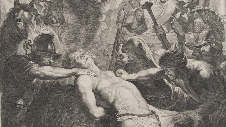 The martyrdom of St. Lawrence