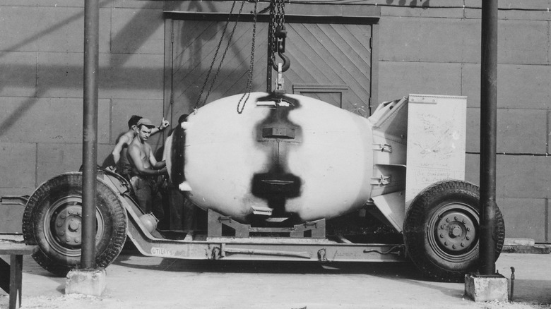 fat man bomb on trailer