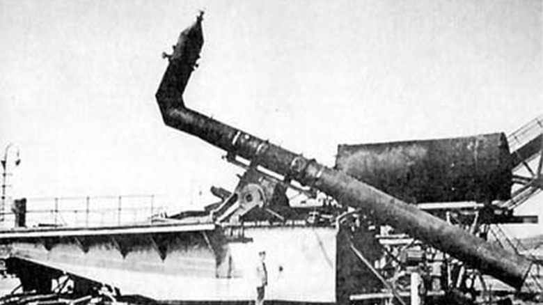 Windcannon prototype, pictured in 1950