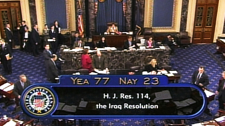 senate vote to invade iraq