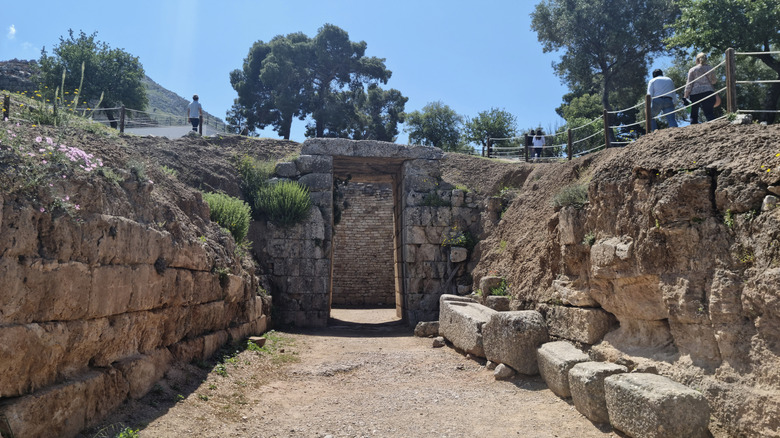 ruins at mycenae, crete