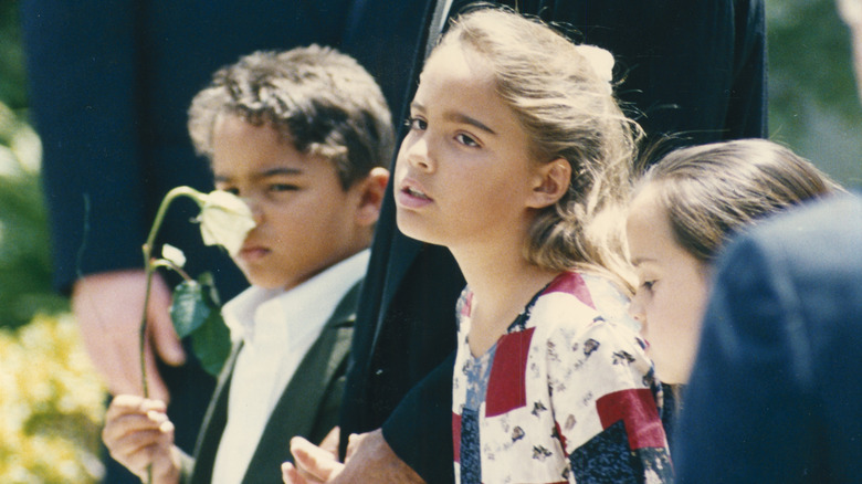 Justin and Sydney Simpson mourning