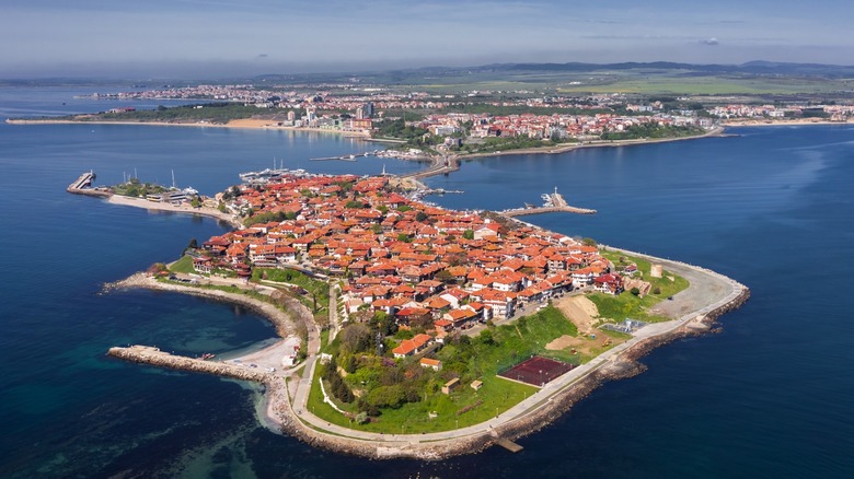 Nessebar aerial view