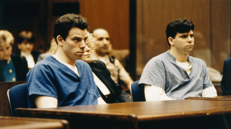 Erik and Lyle Menendez at trial 