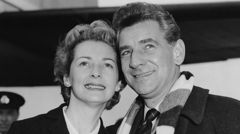 Leonard and Felicia Bernstein smiling