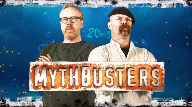 screenshot of Mythbusters opening title