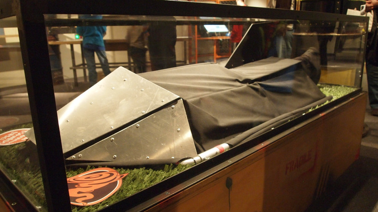 Mythbusters personal tornado shelter concept in Mythbusters exhibit