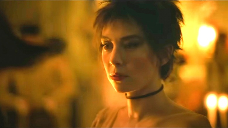 Josephine approaches Napoleon at a ball