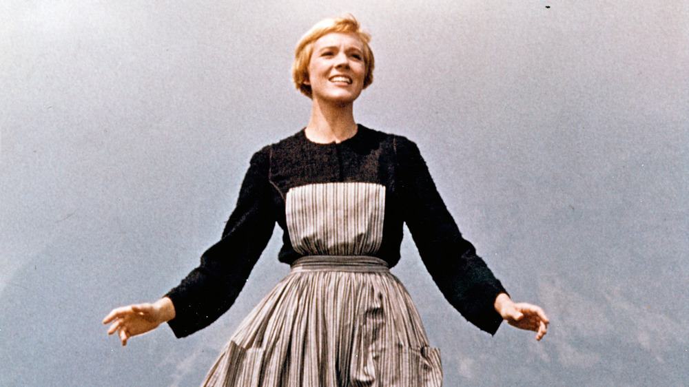 Julie Andrews in the opening scene of "The Sound of Music"