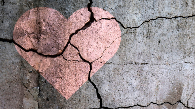 A very broken heart.