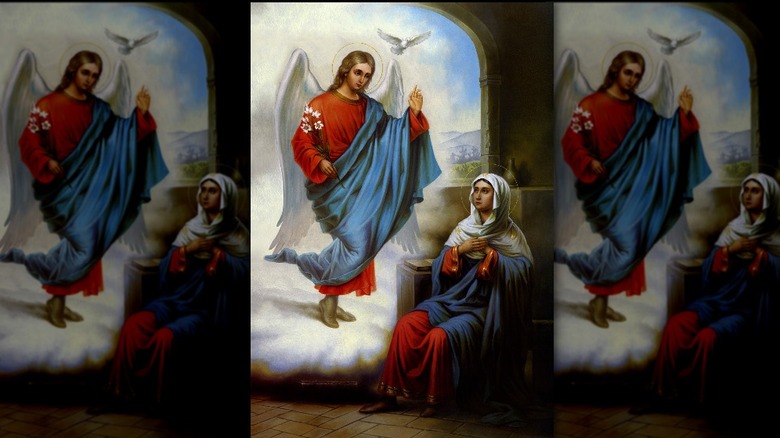 Annunciation from Petrodolinskoye, Russia