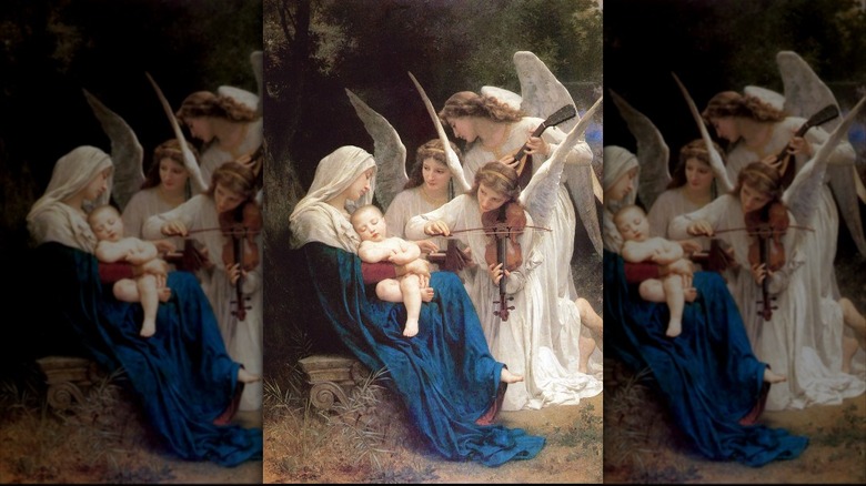angels playing music