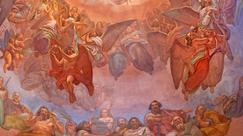 Choirs of angels singing