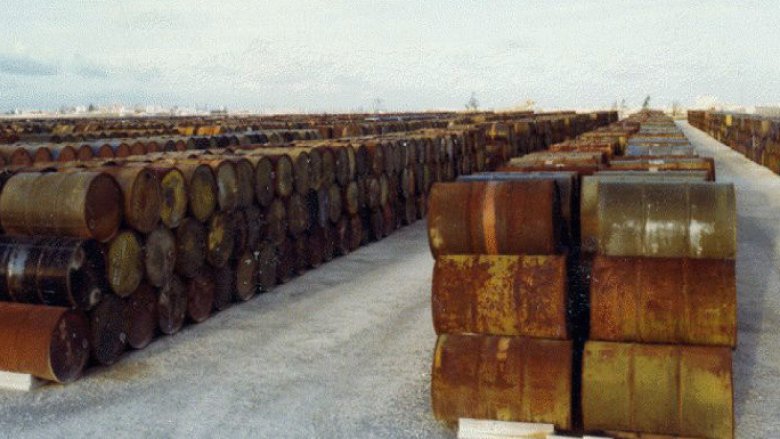 Agent orange drums
