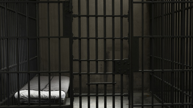 Empty prison cell