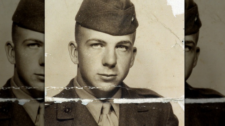 Lee Harvey Oswald in his Marine uniform