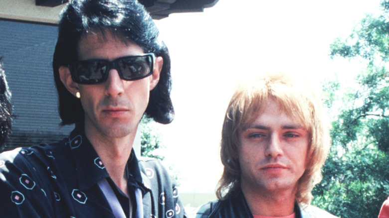 Ric Ocasek and Benjamin Orr in '70s Cars publicity photo