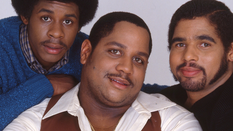 Big Bank Hank posing with the rest of the Sugarhill Gang