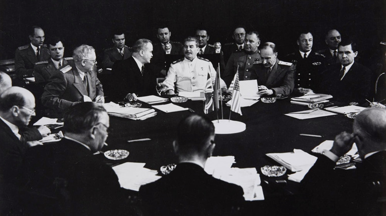 world leaders at potsdam conference