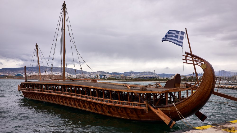 Greek trireme reconstruction