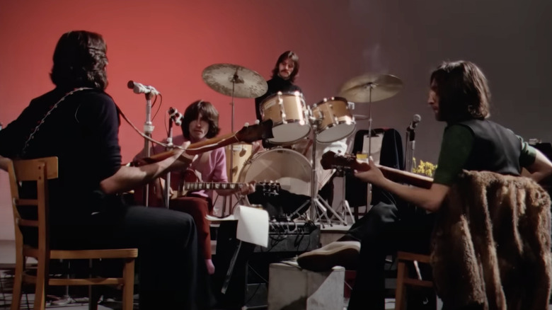 beatles rehearsing let it be