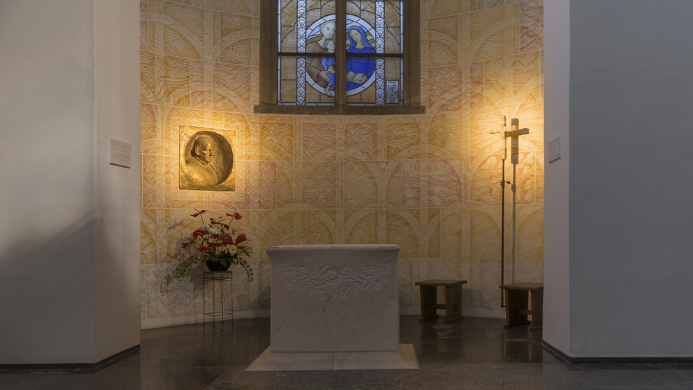 bust of the founder of Opus Dei