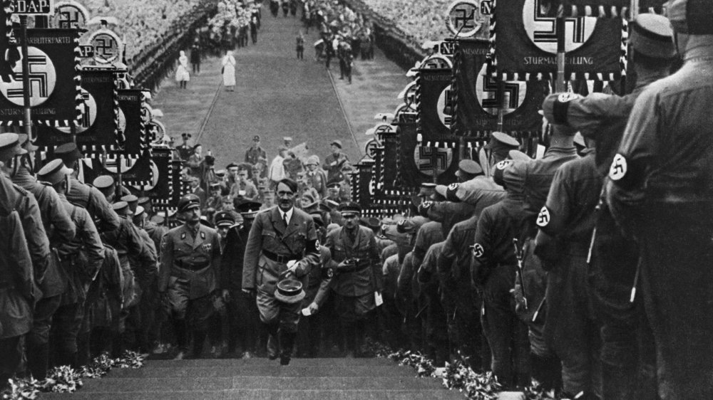 Adolf HItler at Nazi Rally