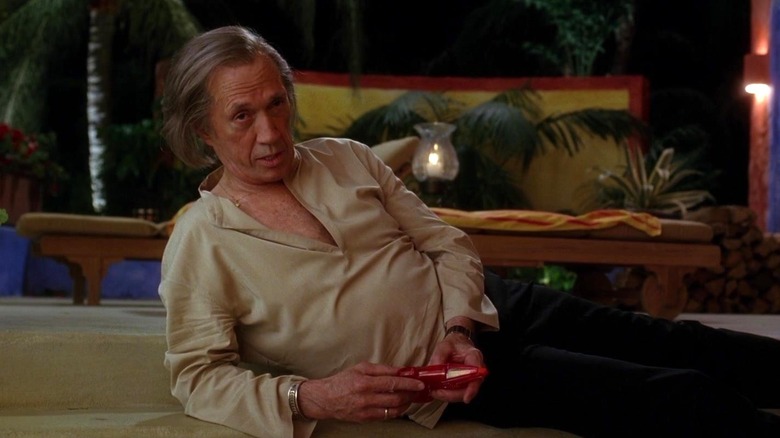 David Carradine's Bill lying on the floor and talking in Kill Bill Vol. 2