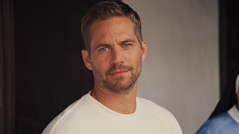 Paul Walker's Brian O'Conner smiling in Fast & Furious 6