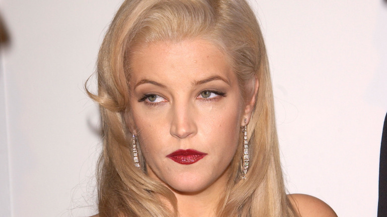 Lisa Marie Presley blonde hair