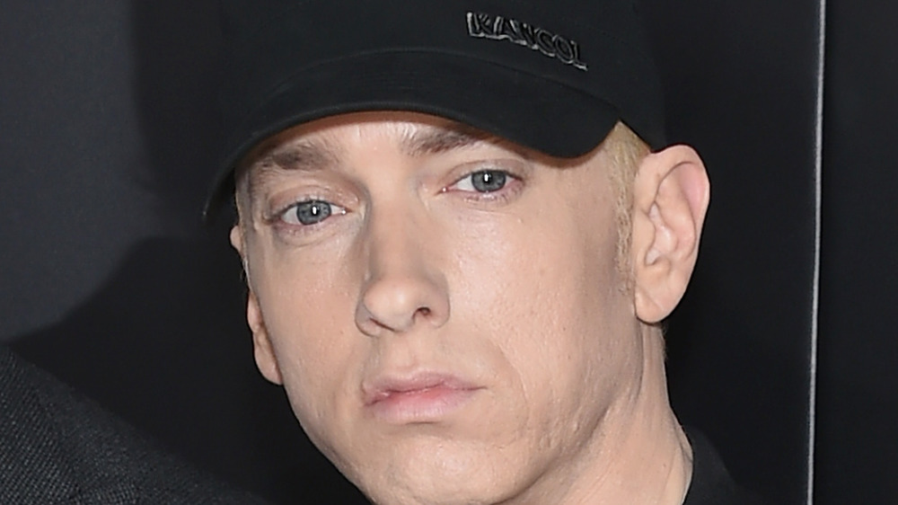 Eminem frowning 