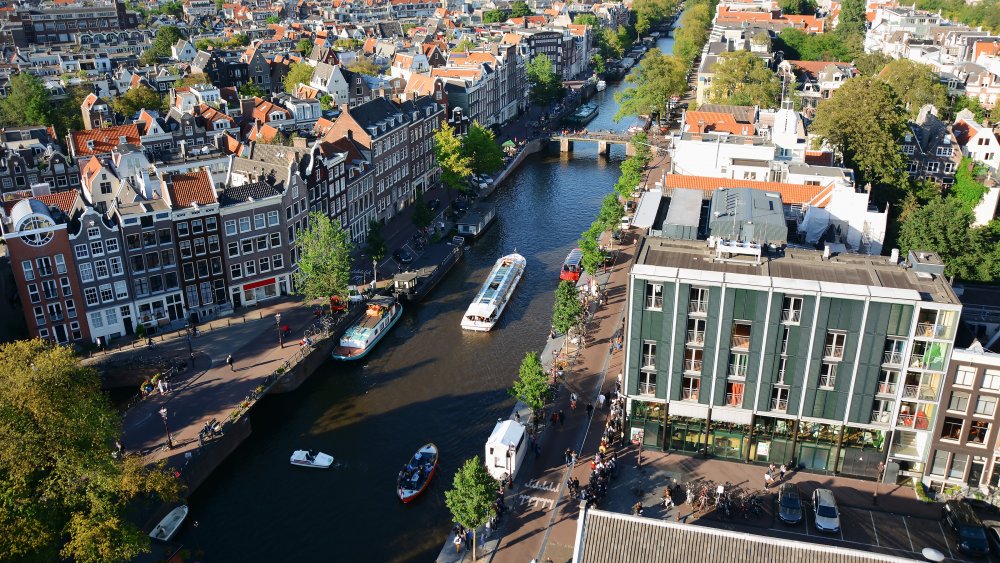 View of the Anne Frank house