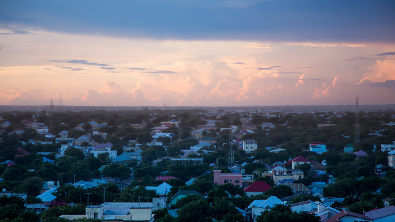 Mogadishu at dusk