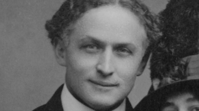 Harry Houdini close up face