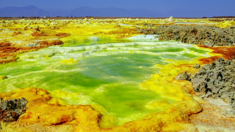 Danakil Desert hot spring