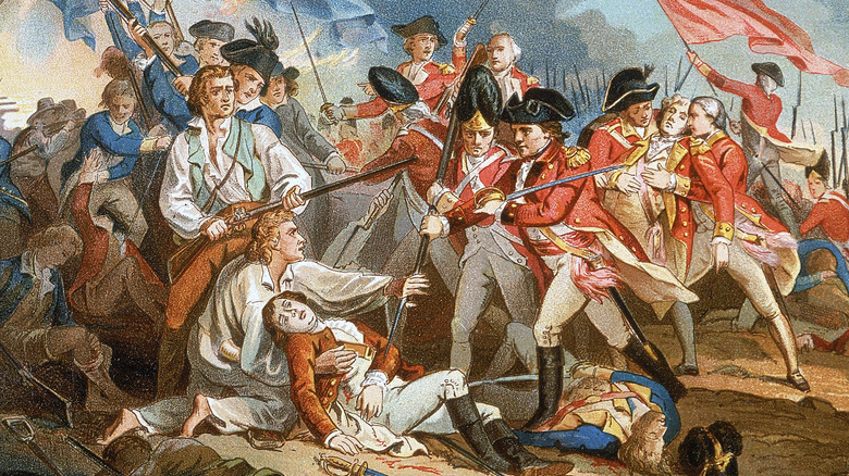 The Death of General Warren at the Battle of Bunker's Hill' - by John Trumbull