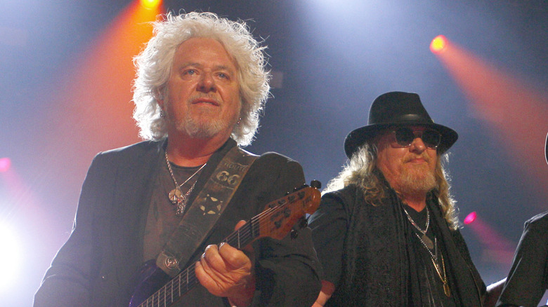 Steve Lukather and David Paich onstage