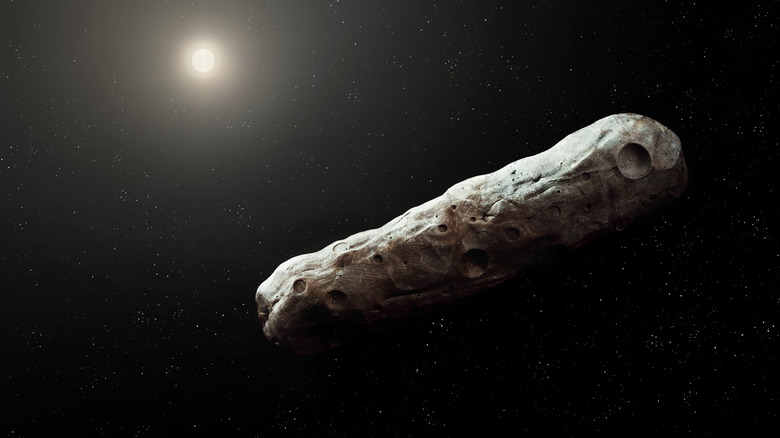 Oumuamua artist impression