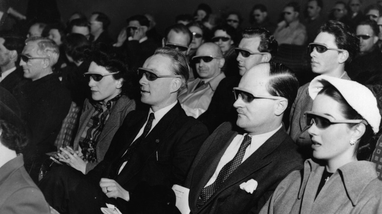 people watching a 3D movie