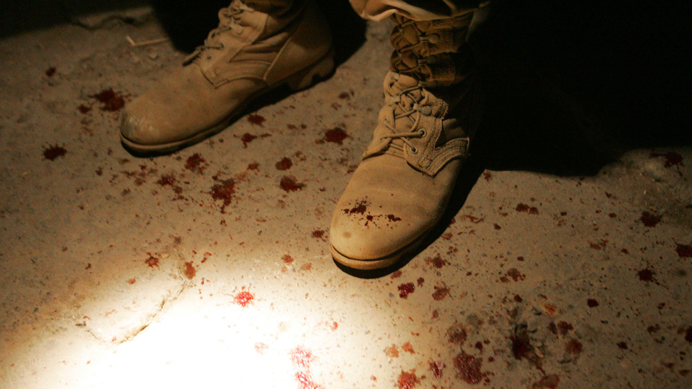  Bloody boots