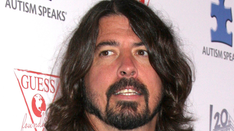 Dave Grohl staring