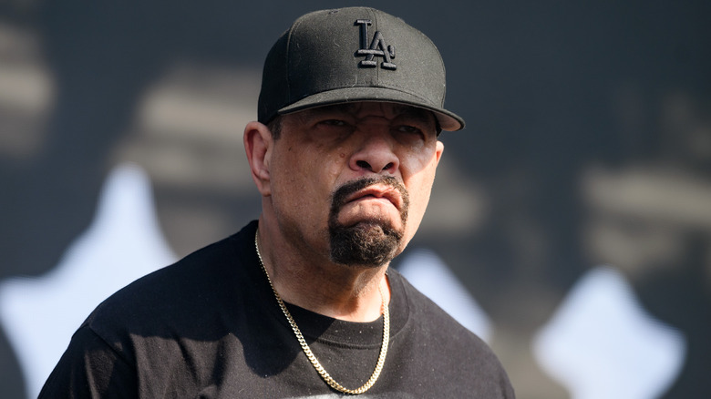 Ice-T wearing cap